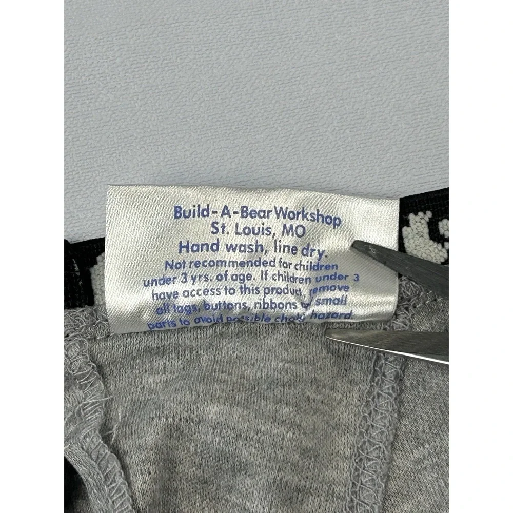 Build-A-Bear Workshop Gray Boxer Shorts Elastic Logo Waistband Bearboxer‎